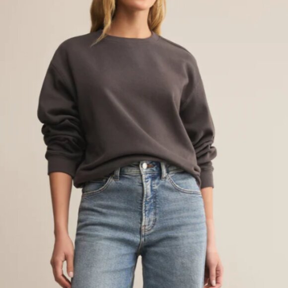 Z Supply Classic Boyfriend Sweatshirt and Jogger SET XS - Picture 3 of 11